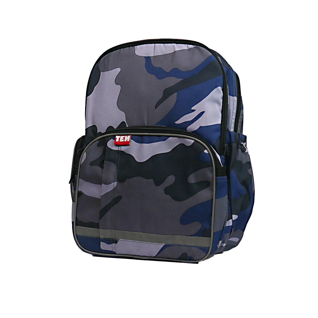 Large Schoolbag Blue Camo