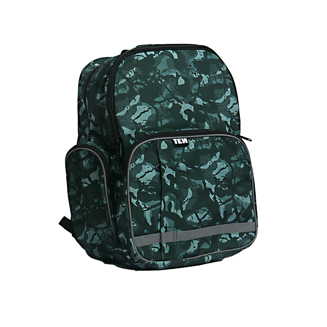Large Schoolbag Moss Green Camo
