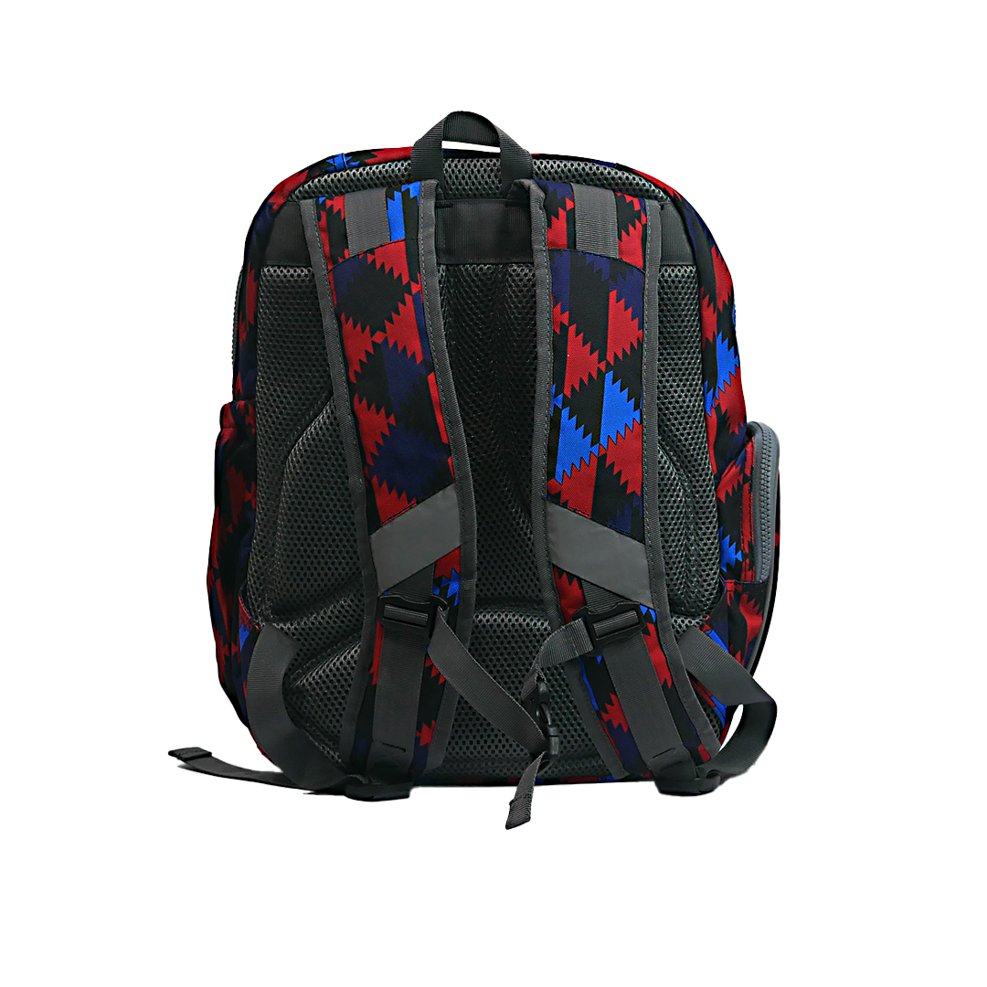 Large Schoolbag Blue and Red