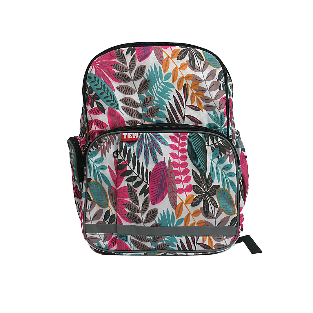 Large Schoolbag Colourful Leaves