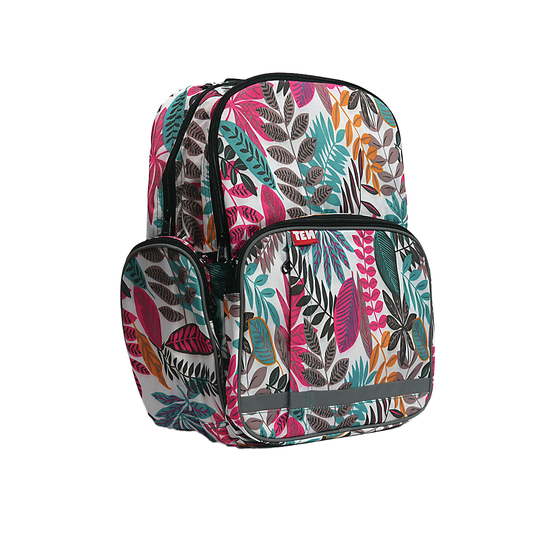 Large Schoolbag Colourful Leaves