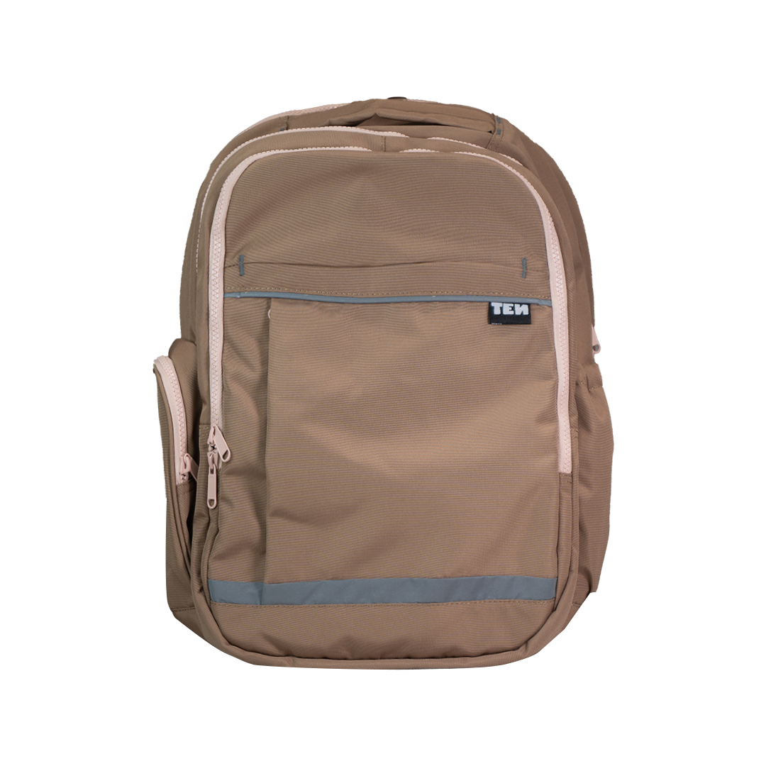 Large Schoolbag Tan