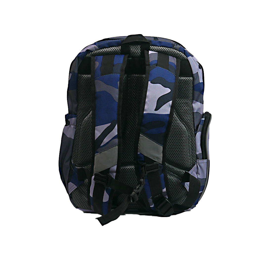 Large Schoolbag Blue Camo
