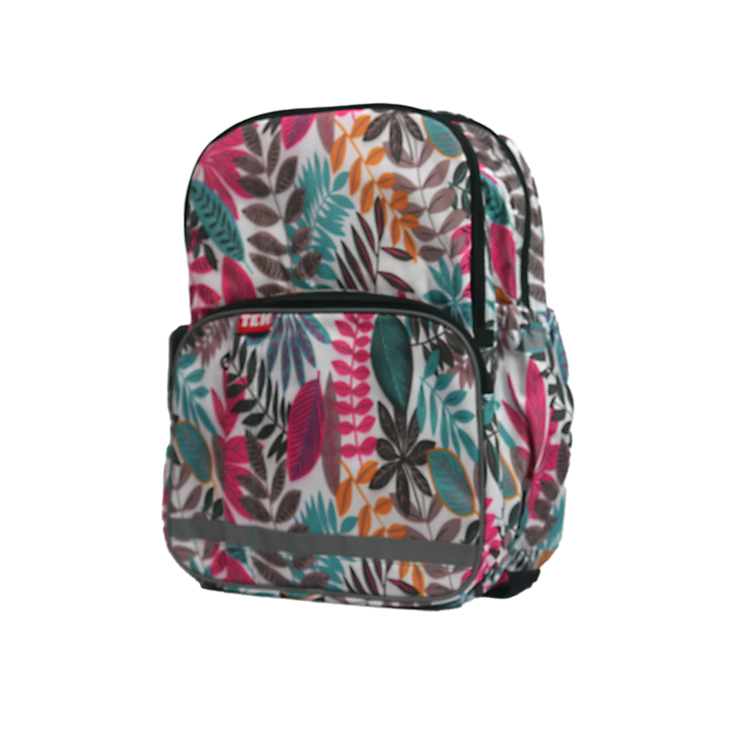 Large Schoolbag Colourful Leaves